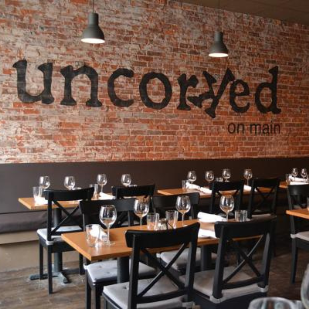 the interior of uncorked