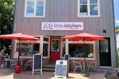 The exterior of Kit's Little Kitchen