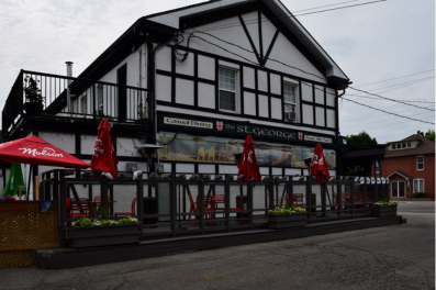 The exterior of St. George’s Pub