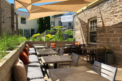 The patio at the Glen Tavern