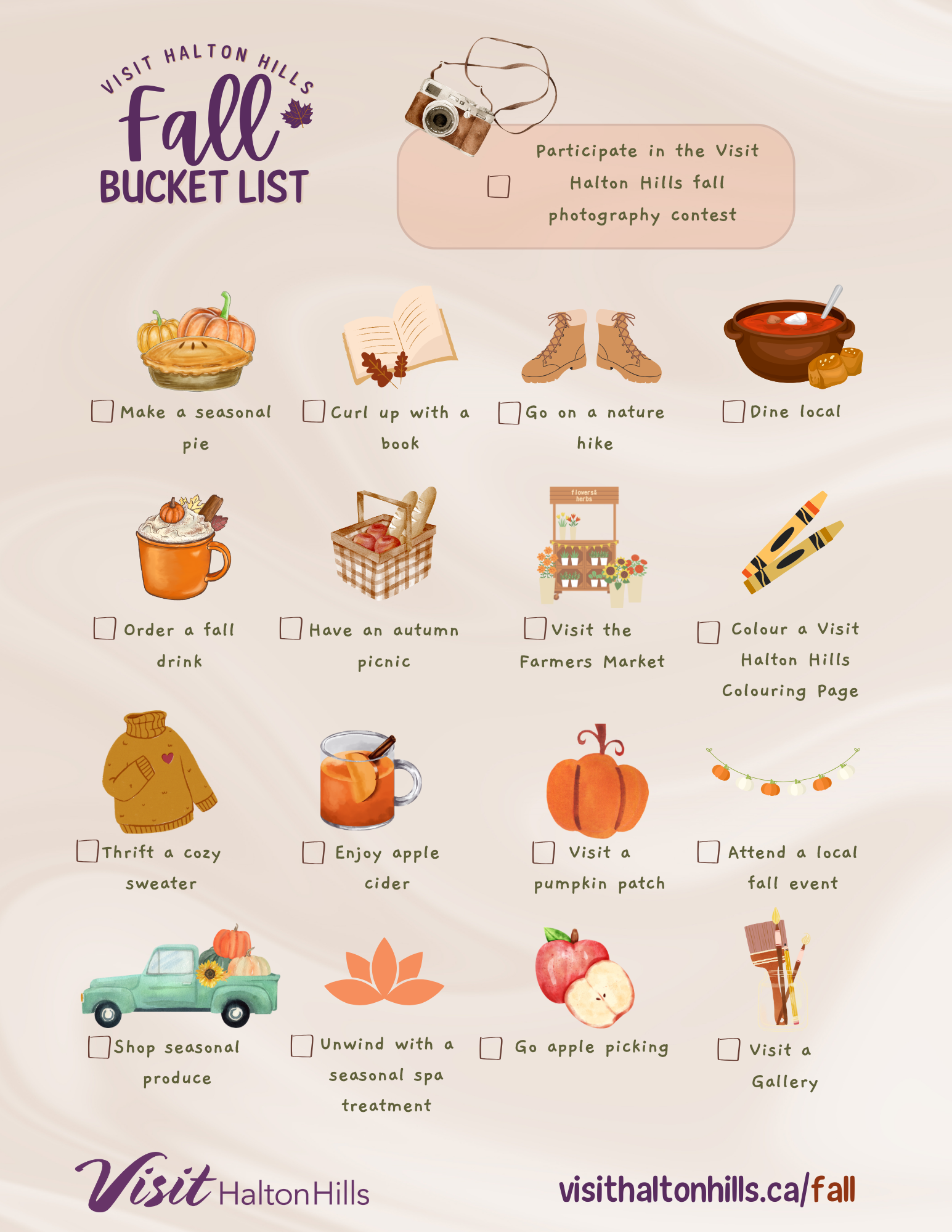 Fall bucket list