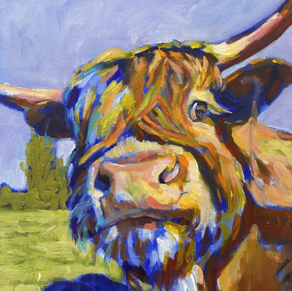 Portrait of a cow